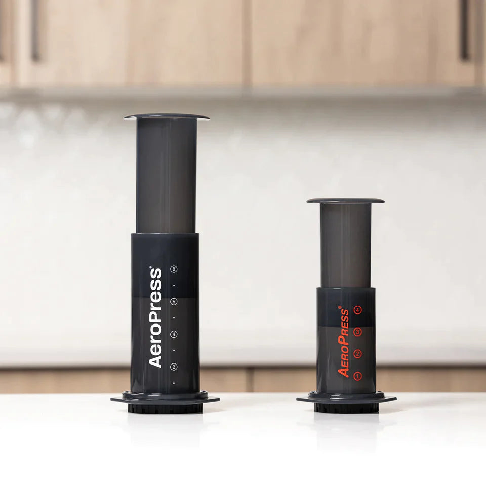 Aeropress XL Plunger Coffee Brewer for ground coffee White Rose