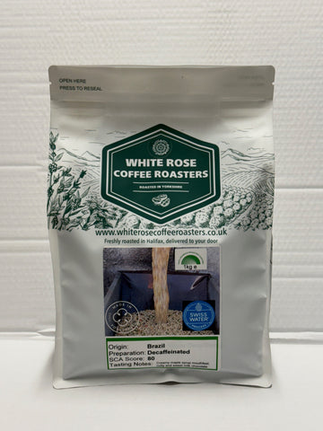 Decaffeinated Swiss Water Brazillian Arabica Roasted Coffee