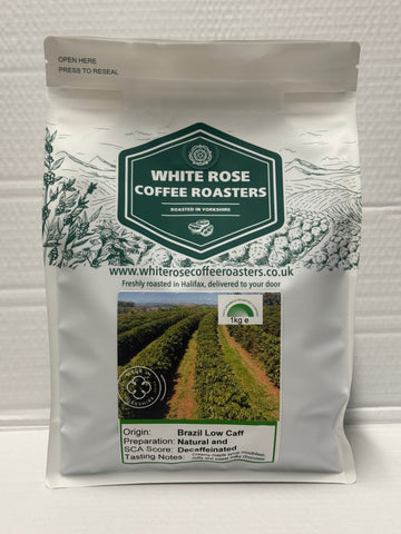 Brazillian Lo Caff 50% Swiss Water Decaffeinated Arabica Roasted Coffee