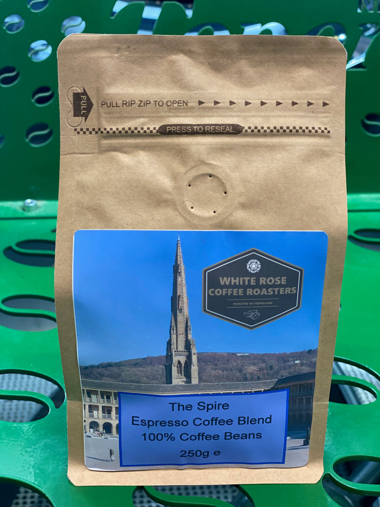The Spire Espresso Blend Retail Bag 250g